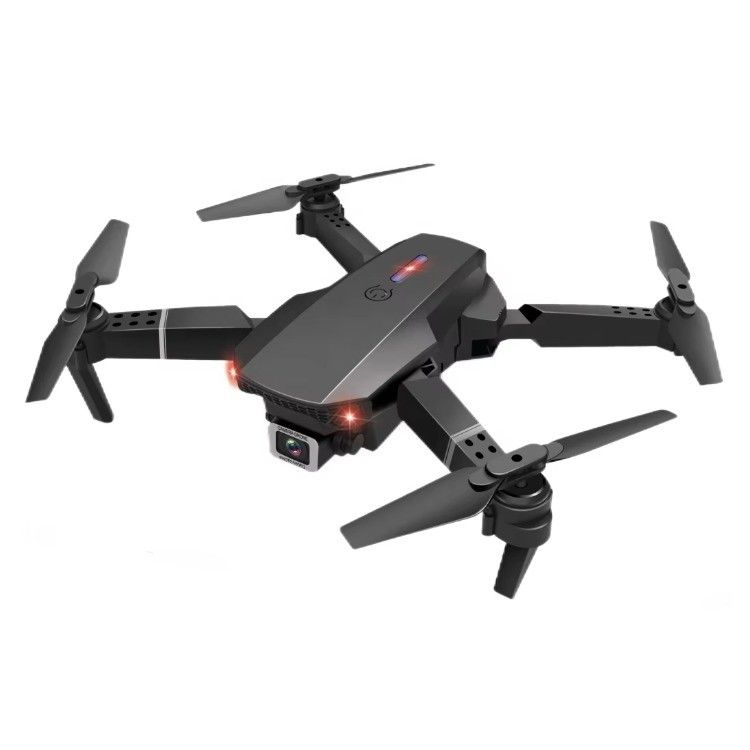 Choix du débutant E88 Pro Drone avec angle de caméra réglable et planification d'itinéraire multi-points pris en charge par batterie de contrôleur 3XAA
