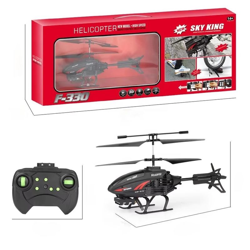 Découvrez le frisson du vol avec le F330 Mini Helicopter USB rechargeable et LED Light-Up