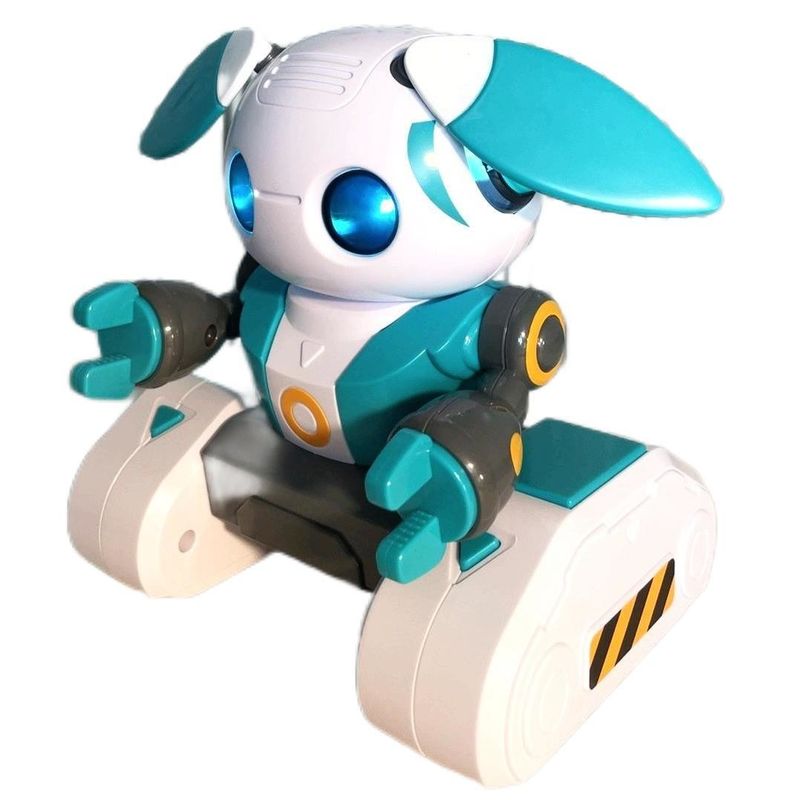 Robots éducatifs HUGTEC S024 Jouet robot télécommande geste STEM 3 musique plastique fonction de lumière automatique pour unisexe