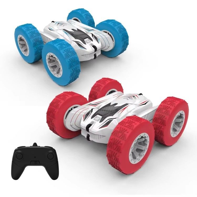 Batterie rechargeable incluse Rêve de chercheur d'aventure Double face voiture de sport pour garçons et filles Tout terrain amusant comme l'image montre