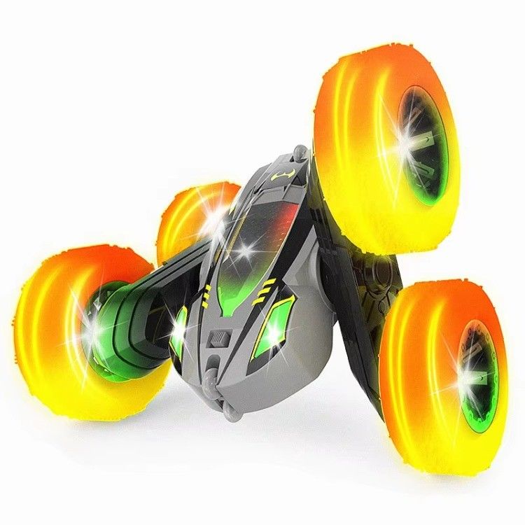 État d'assemblage Prêt à l'emploi télécommande à grande vitesse Tumbling Stunt Car avec conception couleur double face