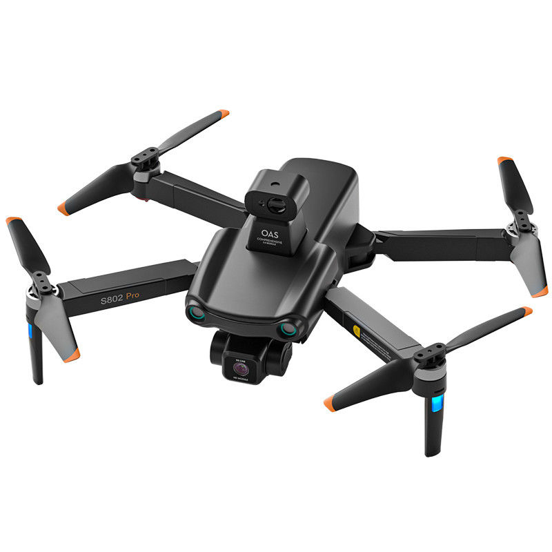 S808 Drone 360 Éviter les obstacles sans pinceau Trois axes Eis Anti-tremblement Ptz 8k Photographie aérienne ultra-claire GPS Rc Avion