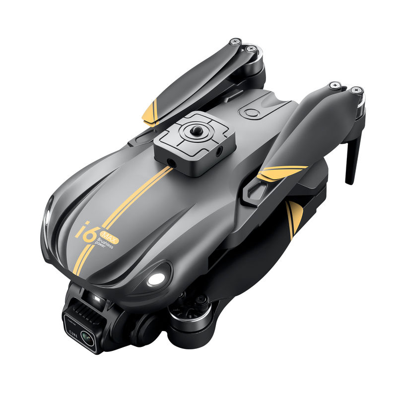 Drones débutants I6 Max Mini Drone de poche avec caméra 4k Flux optique Survoler Suivez-moi Drone Avion de levage d'obstacle Drone Uav Volant