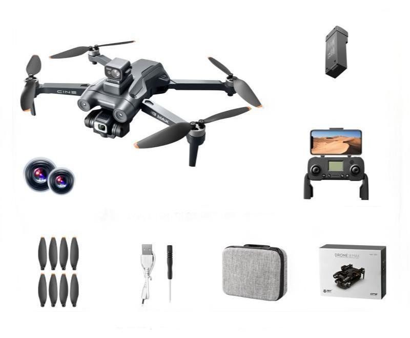 I8 Max 360 évitement d'obstacles au laser contrôle à distance automatique de l'accueil noir moteur sans pinceau Rc drone avec caméra 4k HD
