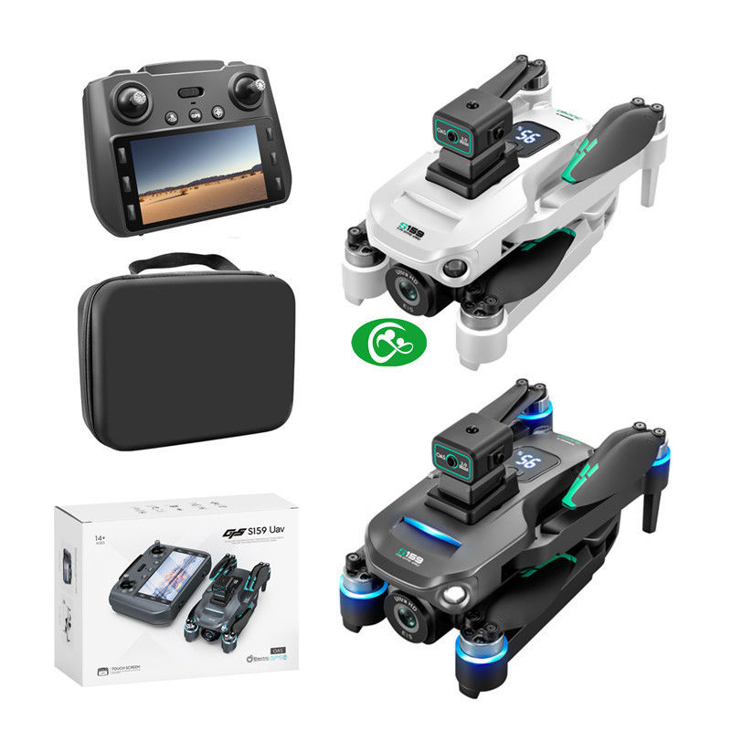 Écran de télécommande S159 Gps Caméra professionnelle Drone sans pinceau Drone jouet Rc avec plastique et caméra 720P